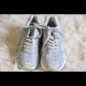 REDUCED! Gray and White Nike Snakeskin Sneakers